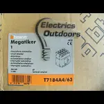 BTICINO 63 AMP 36kA FOUR POLE MCCB MEGATIKER MA160 T7184A4/63 HAGER HN250
