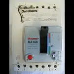 BTICINO 40 AMP 36kA FOUR POLE MCCB MEGATIKER MA160 T7184A4/40 HAGER HN250