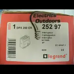 LEGRAND 160 AMP FOUR POLE MCCB 500V DPX 250 ER 252 97 BS EN 60947