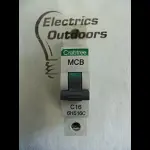 CRABTREE C 16 MCB 10kA CIRCUIT BREAKER LOADSTAR 6HS16C BC