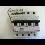 LEGRAND 6 AMP CURVE D 6kA FOUR POLE MCB CIRCUIT BREAKER 400V 066 69