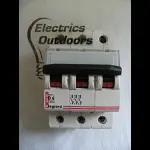 LEGRAND 6 AMP CURVE D 6kA TRIPLE POLE MCB CIRCUIT BREAKER 400V 066 49 BSEN 60898