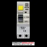 SQUARE D 100 AMP 30mA DOUBLE POLE RCCB RCD TYPE AC QOE 200 30