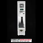 SQUARE D 63 AMP TYPE 3 M6 MCB CIRCUIT BREAKER QOE