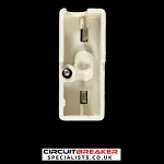 WYLEX 6 AMP CURVE B 3kA MCB CIRCUIT BREAKER PUSH PLUG IN