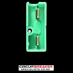 WYLEX 40 AMP CURVE B 3kA MCB CIRCUIT BREAKER PUSH PLUG IN GREEN