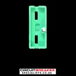 WYLEX 40 AMP CURVE B 3kA MCB CIRCUIT BREAKER PUSH PLUG IN GREEN