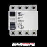 MK 40 AMP 100mA FOUR POLE RCD TYPE AC LN 6240s