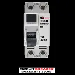 CGD 25 AMP 30mA DOUBLE POLE RCCB RCD TYPE AC CGD-25/30/2