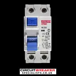 TECHNA 25 AMP 30mA DOUBLE POLE RCCB RCD TYPE AC CTEC CTEC-225-030
