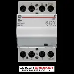 GENERAL ELECTRIC 40 AMP FOUR POLE NO CONTACTOR 230V AC DC COIL 666151
