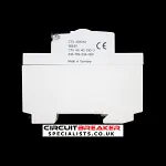 GENERAL ELECTRIC 40 AMP FOUR POLE NO CONTACTOR 230V AC DC COIL 666151