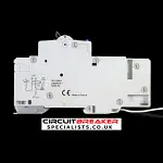 HAGER 45 AMP CURVE B 6kA 30mA RCBO TYPE AC AD112 104277