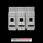 CRABTREE 32 AMP TYPE 2 M9 TRIPLE POLE MCB CIRCUIT BREAKER POLESTAR