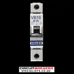 VOLEX 16 AMP CURVE B 6kA MCB CIRCUIT BREAKER VB16