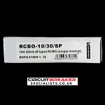 CGD 10 AMP CURVE B 6kA 30mA RCBO RCD MCB RCBO-10/30/SP
