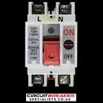 WYLEX 100 AMP DOUBLE POLE MAIN SWITCH DISCONNECTOR CAT No 810 AC21
