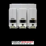 CRABTREE 50 AMP CURVE C 16kA TRIPLE POLE MCB CIRCUIT BREAKER POLESTAR