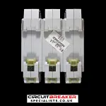 CRABTREE 50 AMP CURVE C 16kA TRIPLE POLE MCB CIRCUIT BREAKER POLESTAR