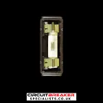 WYLEX REWIREABLE PUSH PLUG IN FUSE WIRE CARRIER 20 AMP YELLOW