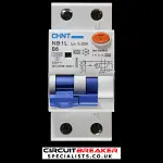 CHINT 6 AMP CURVE B 10kA 30mA DOUBLE POLE RCBO RCD MCB NB1L 203048