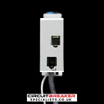 HAGER 40 AMP CURVE B 6kA 30mA RCBO TYPE AC AD111 104276