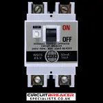 WYLEX 63 AMP 30mA DOUBLE POLE RCCB RCD WSES 63/2