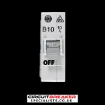 WYLEX 10 AMP CURVE B 3kA MCB CIRCUIT BREAKER SK PUSH PLUG IN