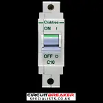 CRABTREE 10 AMP CURVE C 16kA MCB CIRCUIT BREAKER POLESTAR