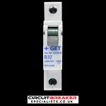 GET 32 AMP CURVE B 6kA MCB CIRCUIT BREAKER G32B1M