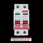 CONTACTUM 100 AMP DOUBLE POLE MAIN SWITCH DISCONNECTOR CPD100