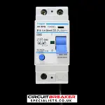 HAGER 16 AMP CURVE B 6kA 30mA DOUBLE POLE RCBO TYPE AC AD007B 104202