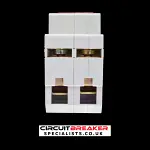 CONTACTUM 100 AMP DOUBLE POLE MAIN SWITCH DISCONNECTOR 9100 RED