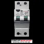 GENERAL ELECTRIC 40 AMP CURVE B 10kA 30mA DOUBLE POLE RCBO TYPE AC DP100 609672