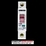 CONTACTUM 50 AMP CURVE B 10kA MCB CIRCUIT BREAKER 9050B BLACK