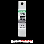 CRABTREE 20 AMP CURVE B 6kA MCB CIRCUIT BREAKER STARBREAKER 61/B20