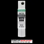 CRABTREE 32 AMP CURVE B 6kA MCB CIRCUIT BREAKER STARBREAKER 61/B32
