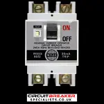 WYLEX 80 AMP 30mA DOUBLE POLE RCCB RCD WSES 80/2