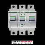CRABTREE 6 AMP CURVE C 16kA TRIPLE POLE MCB CIRCUIT BREAKER POLESTAR