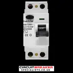 63 AMP 30mA DOUBLE POLE RCD