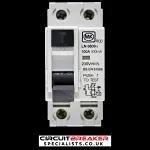MK 100 AMP 100mA DOUBLE POLE RCD TYPE AC LN 6600s