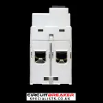 MK 100 AMP 100mA DOUBLE POLE RCD TYPE AC LN 6600s