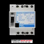 GEC VYNCKIER 25 AMP 30mA DOUBLE POLE RCD TYPE AC DOJ RA25/2 097/138022-030