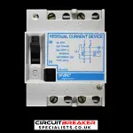 GEC VYNCKIER 25 AMP 100mA DOUBLE POLE RCD DOJ 097/138022-100
