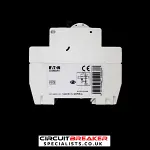 EATON 80 AMP 30mA DOUBLE POLE RCCB RCD TYPE AC EAM802RH YELLOW