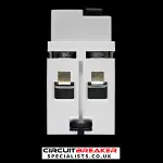 BRITISH GENERAL 63 AMP 30mA DOUBLE POLE RCCB RCD CUR6330