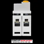 BRITISH GENERAL 63 AMP 30mA DOUBLE POLE RCCB RCD TYPE AC CUR6330