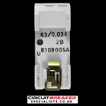 GEC VYNCKIER 63 AMP 30mA DOUBLE POLE RCD TYPE AC DOJ 097/138262-030 RA63/2