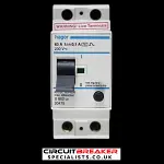 HAGER 63 AMP 100mA DOUBLE POLE RCD TYPE AC U862 U2 20475
