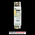 CRABTREE 45 AMP M6 MCB CIRCUIT BREAKER SB6000